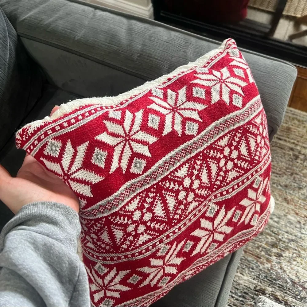 Joann Festive Reversible Knit Pillows